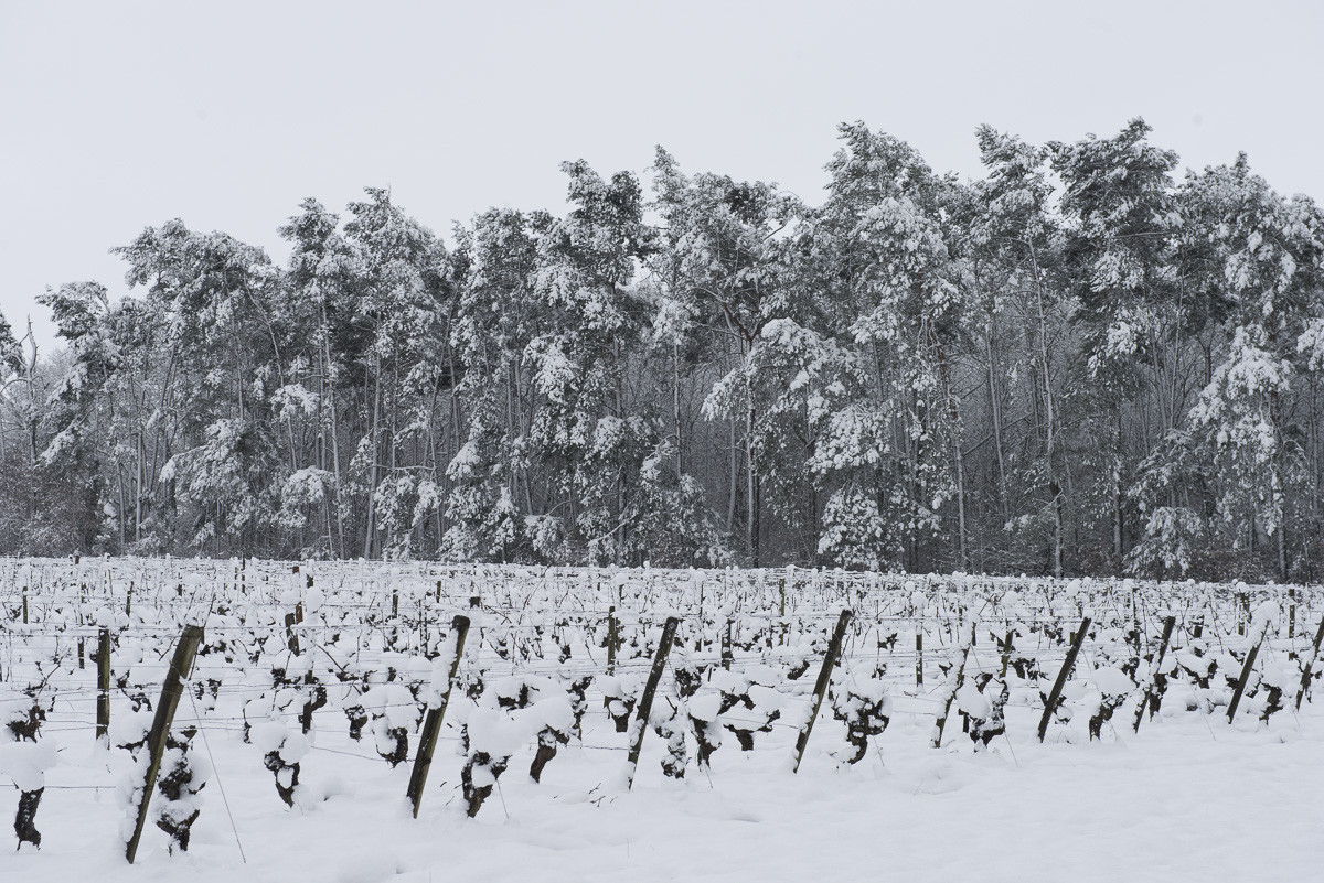 neige en Touraine