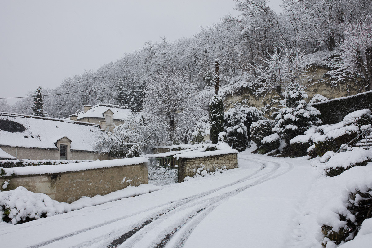 neige en Touraine
