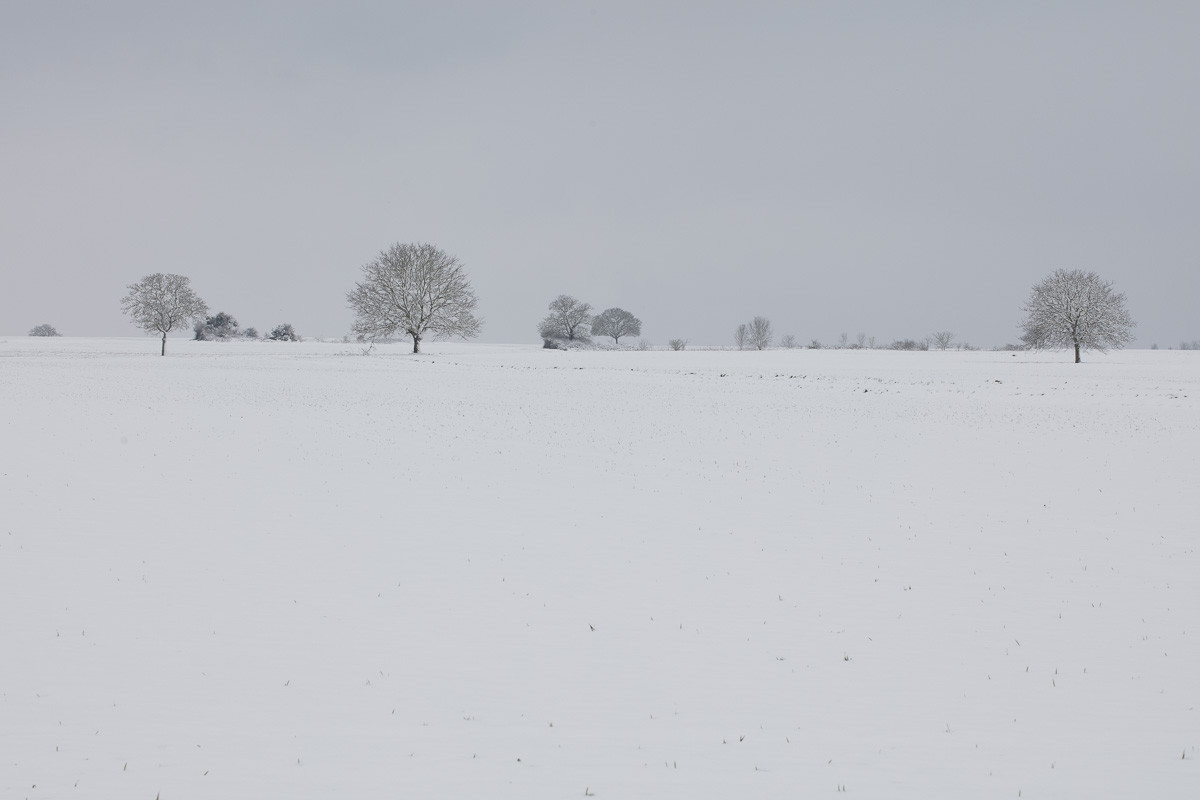neige en Touraine